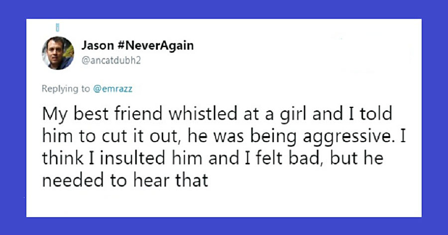 This Twitter Thread About The Times Men Saw Misogyny And Stood Up Is Amazing