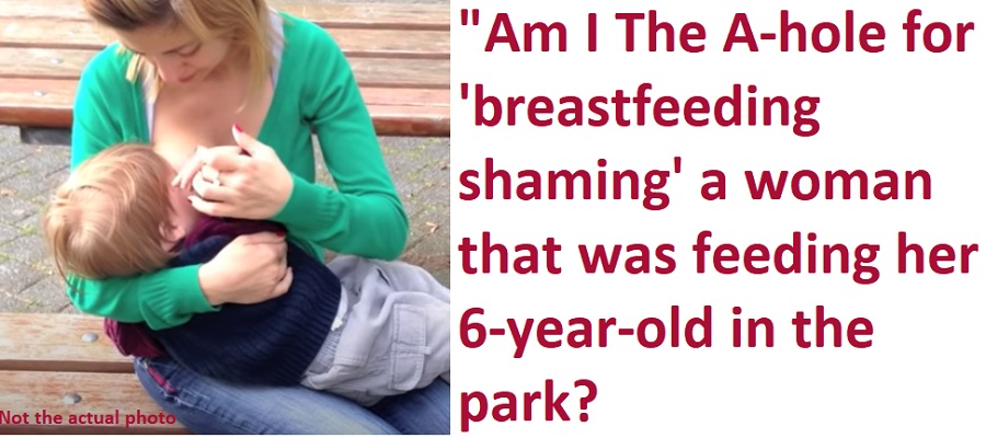 Woman ‘Shames’ Mom For Breastfeeding 6-Year-Old Kid At A Public Park, Asks If She’s Wrong